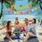 Hawaiian Aloha Party Banner Decorations, Pre-Strung Luau Banner Sign, NO-DIY Aloha Banner for Tropical Hawaiian Luau Tiki Summer Aloha Party Beach Pool Birthday Supplies Decorations